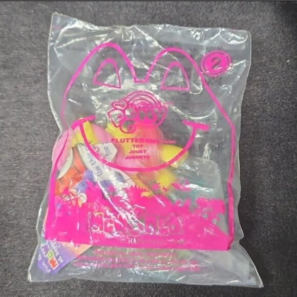 McDonald's Happy Meal Toy Hasbro MLP Fluttershy No. 2 My Little Pony Figurine - Picture 1 of 2